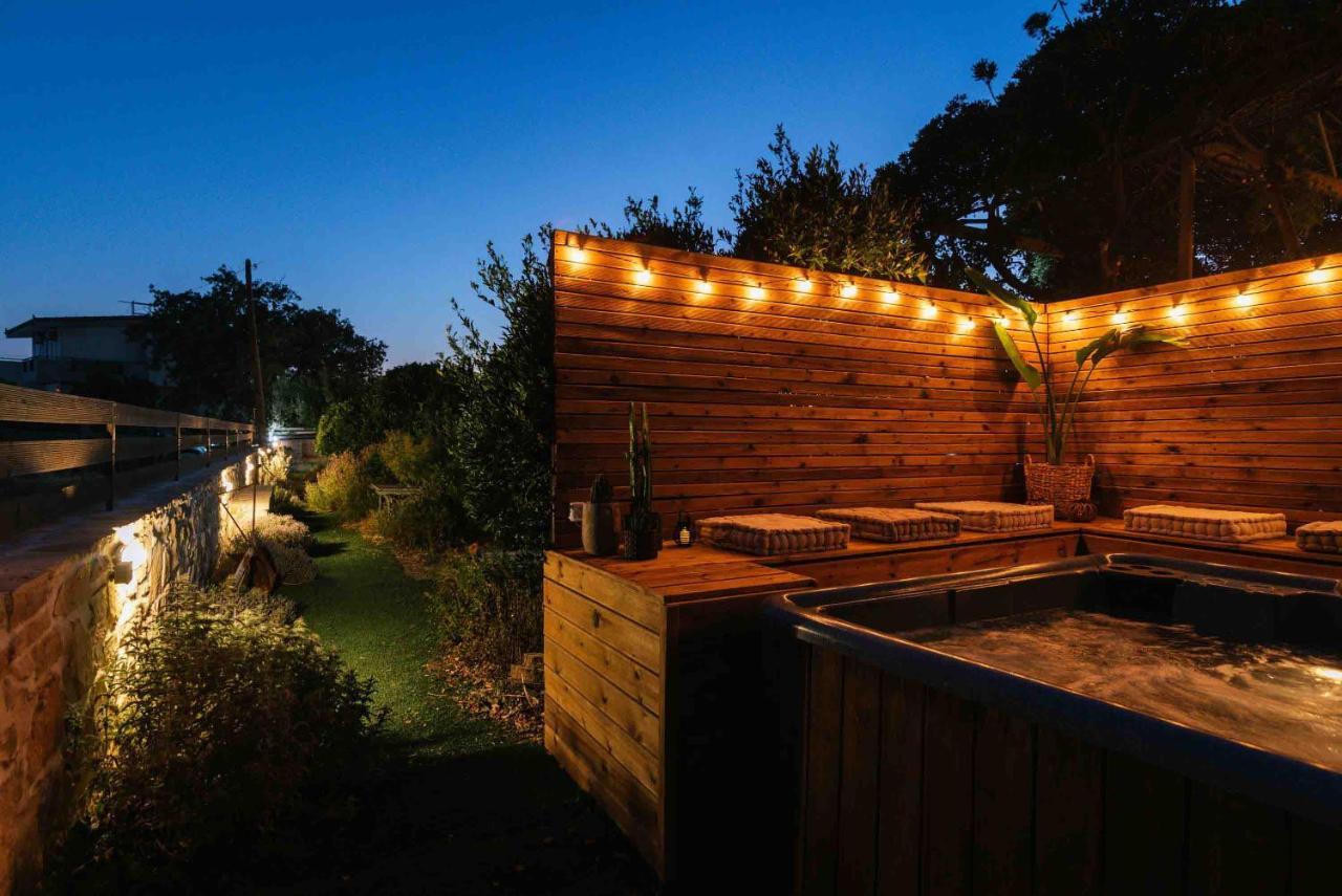 Villa Repsimia With Private Jacuzzi Коккинос Пиргос Экстерьер фото